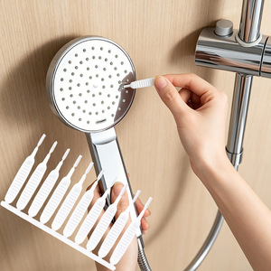Shower Head Cleaning Brush Nylon Multi Functional For Bathroom Crevice Cleaning Tool With 10 Pieces Set - Product Image 1