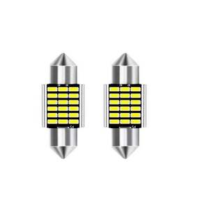 ไฟ LED ติดหลังคารถยนต์ CNABUS แบบสองจุด 3014 31/36/39/41 มม. 2W พร้อมระบบถอดรหัส ใช้สำหรับอ่านหนังสือและไฟส่องป้ายทะเบียน ขนาดมาตรฐาน - Product Image 5