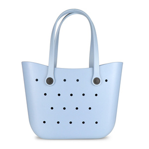 Vente en gros d'usine de sac à main de plage EVA imperméable grand sac de plage d'été pour femmes personnalisé - Product Image 4