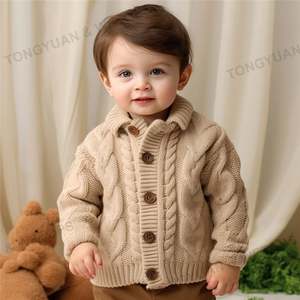 <span class=keywords><strong>Pull</strong></span> en laine pour enfants, nouveau style 2024, meilleur cardigan pour garçon et fille, vêtements pour bébé - Product Image 6