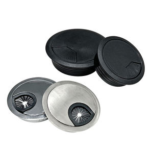 Œillet de câble carré rond en aluminium, vente en gros, table d'ordinateur, bureau, mur, trou de fil, couvercle de câble - Product Image 6