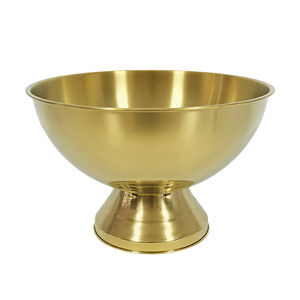 Seau à glace en acier inoxydable personnalisé pour champagne et vin, couleur or - Product Image 4