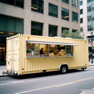 Remorque alimentaire multifonctionnelle remorquable à vendre : café, bar, kiosque alimentaire, restaurant conteneur, bureau extérieur - Product Image 1