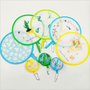 Nouveau éventail à main tendance personnalisé en tissu pliable avec éventail rond pliable - Product Image 6