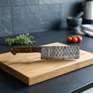 Couteau Viking en acier Damas, couteau Viking forgé à la main sur mesure pour trancher les aliments, couteau Damas fait main pour la cuisine - Product Image 2