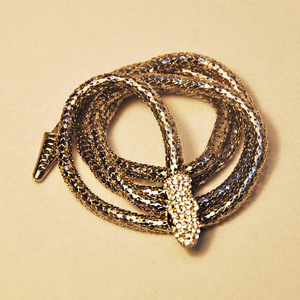 Chaîne de taille serpentine européenne et américaine alliage de diamant serpentine collier <span class=keywords><strong>AliExpress</strong></span> chaîne de clavicule <span class=keywords><strong>bijoux</strong></span> en gros - Product Image 3