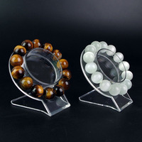 Support de présentoir de bracelet de bijoux en plastique de luxe