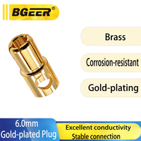 Connecteur banane plaqué or 6 mm, connecteur mâle/femelle en cuivre pur avec borne à vis, prise audio empilable pour amplificateur/test