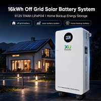 Baterai LiFePO4 51.2V 200Ah 10.24kWh (dengan Smart BMS) CAN untuk Penyimpanan Energi Surya Rumah Tangga yang Dipasang di Dinding, Langsung dari Pabrik OEM/ODM