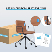 Prix d'usine moderne en vente Chaise de loisirs pivotante de style Rotation en cuir Pu Bureau de détente Réception Chaise du personnel des visiteurs
