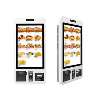 Kiosk para loja de café instantânea, fotografia de alimentos, bolo de carregamento, kiosk pagamento