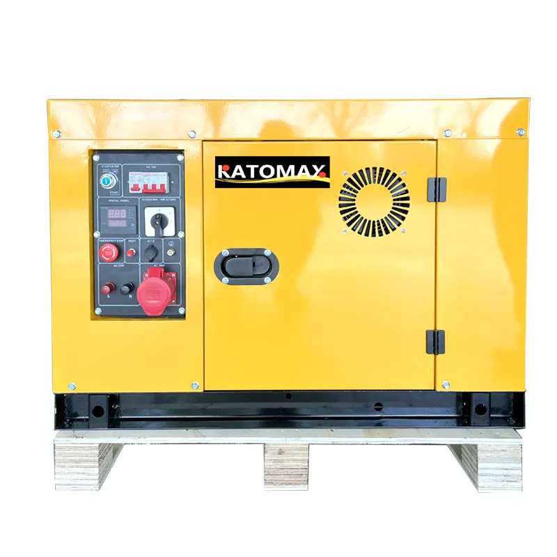 katomax power 10kw /11kva diesel generator water cooled 3 cylinders diesel engine factory price, long time working support