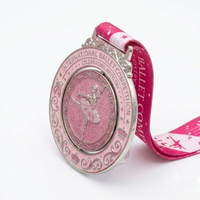 Médaille de Danse Rotative Scintillante en Émail de Qualité Supérieure pour Compétition d'Arts Scéniques – Offre Spéciale