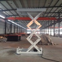 Plateforme élévatrice à ciseaux hydraulique électrique fixe TAVOL, capacité 3 tonnes et 5 tonnes, plateforme de travail en hauteur fixe, prix direct usine