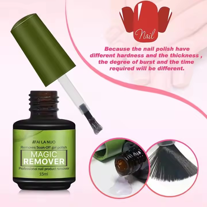 Neiss New Free Sample Cheapest UV Gel Nail Polish Remover Burst Magic Liquid Nail Polish Remover