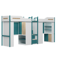 2025 nouveau Design robuste métal superposé Loft lit bureau escalier luxe lits modernes avec cadre tubulaire pour école chambre appartement