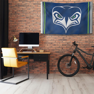 Bandera estilo tótem de los Seattle Seahawks del Pacífico Noreste, poliéster resistente a todo tipo de clima, 3x5 pies - Product Image 4