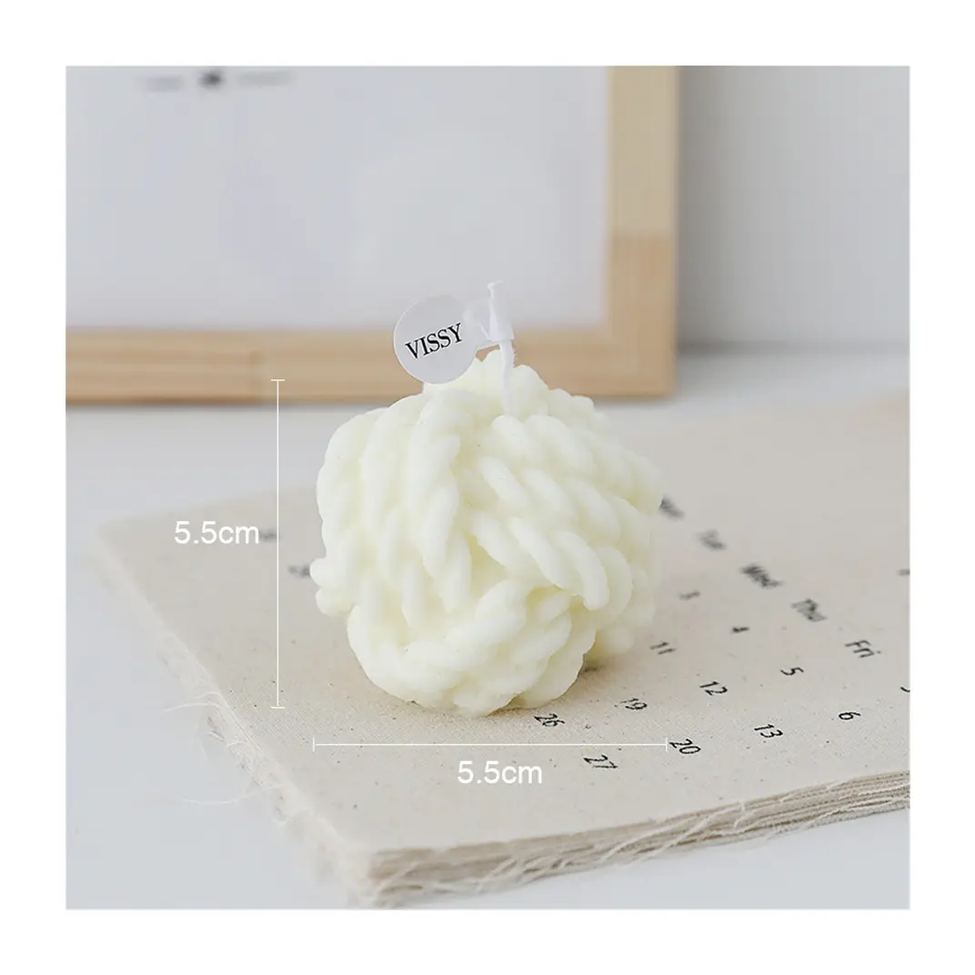 High quality cheap price woolen candle soy wax candles aromatherapy woolen candle