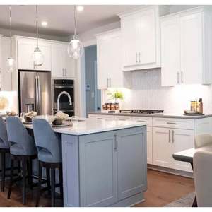 Luxury Popular Shaker Style Kitchen Cabinets for Villa and New House - Product Image 2