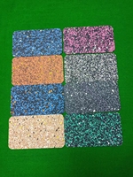 Colle PU aromatique à séchage rapide haute température avec granulés de caoutchouc synthétique, revêtement UV pour carreaux de sol et tapis de gym en caoutchouc