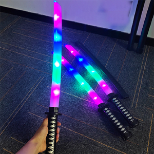 <span class=keywords><strong>Sabre</strong></span> <span class=keywords><strong>laser</strong></span> portable japonais blanc de 68 cm pour enfants avec effets lumineux, impression UV et sonores clignotants - Product Image 4