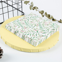 Serviettes de table imprimées jetables, serviettes en papier décoratives pour la maison, la cuisine, la salle de bain, les fêtes, les mariages, les événements - Recyclables