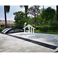 Bâche de piscine robuste pour l'hiver, anti-neige, résistante aux UV, pour piscines enterrées et hors sol, sur mesure, fabrication OEM