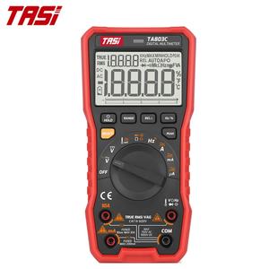 Multimètre numérique TASI TA801C, 9999 affichages, gamme automatique, testeur AC/DC avec écran LCD rétroéclairé et lampe torche - Product Image 3