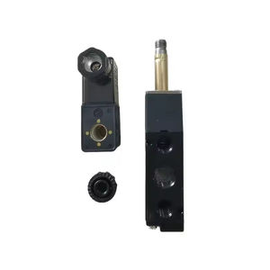 แอร์-แทค 4V310-10-B วาล์วนิวเมติกแบบ 5/2 ทาง ชนิดโซลินอยด์เดี่ยว พร้อมช่องต่อ DIN แบบติดตั้งภายใน, DC24V, PT3/8, IP65, ตัววาล์วทำจากอะลูมิเนียม - Product Image 3