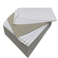 Carton duplex gris premium, simple face couchée, 200-400 g/m², dos gris/blanc, papier d'impression offset laminé