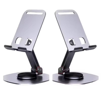 Support de téléphone portable en alliage d'aluminium imperméable, nouvelle conception, support de bureau, antidérapant, rotation à 360°, haute qualité