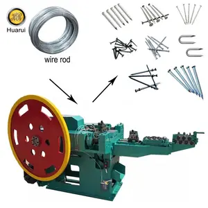 Mesin pembuat kuku otomatis penuh 1-4 inci mesin kuku umum kecepatan tinggi