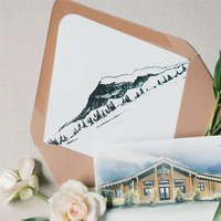 Cartes d'invitation de mariage personnalisées en papier fantaisie, enveloppes, estampage à chaud doré, impression numérique, échantillon de preuve d'art graphique rapide, livraison