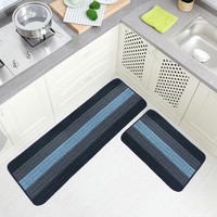 Bedruckte Küchenläufer mit Kunstdesign, Kreative Bodenmatten zur Küchendekoration