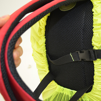 Nouveau style 2024 Sac à dos scolaire pliable pour enfants avec bande réfléchissante de sécurité nocturne, sac à dos de randonnée avec housse de pluie, sac étanche décontracté REACH