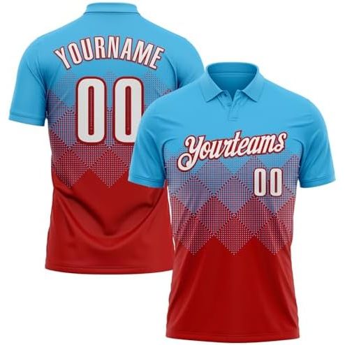 Losange chaud bleu et rouge