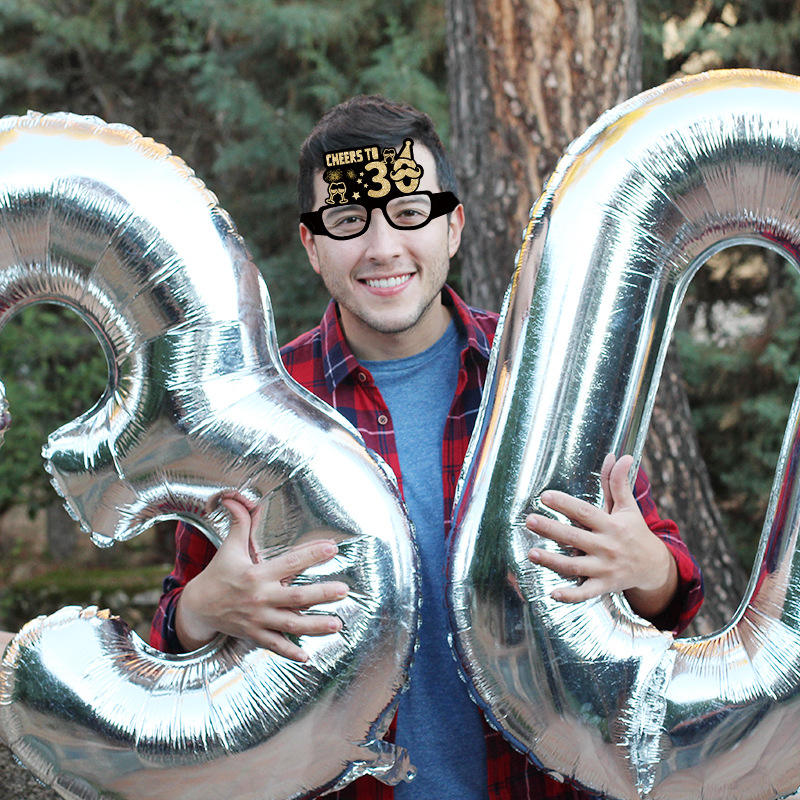 50 Glasses 60th Birthday Novelty Glasses Crystal Frame - Main Image