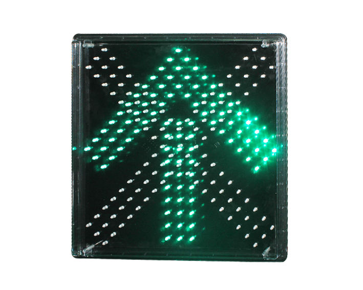 信号機LED矢印 400mm矢印型LED交通信号機料金所用、400mm赤十字緑矢印停止・進行LED