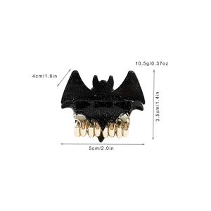 5cm niños Mini Halloween murciélago pelo garra Clip chica Punk vampiros horquilla mujeres <span class=keywords><strong>disfraz</strong></span> fiesta accesorios para el cabello Festival regalos - Product Image 5