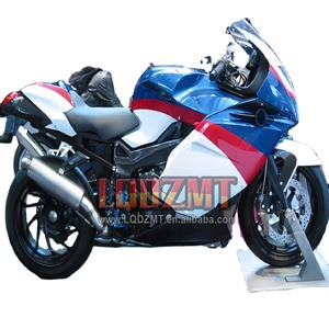 Carénage Pour BMW <span class=keywords><strong>K</strong></span> <span class=keywords><strong>1200</strong></span> <span class=keywords><strong>S</strong></span> <span class=keywords><strong>1200</strong></span> <span class=keywords><strong>S</strong></span> K1200 <span class=keywords><strong>S</strong></span> K1200S <span class=keywords><strong>2005</strong></span> 2006 2007 2008 2009 2010 <span class=keywords><strong>K</strong></span>-<span class=keywords><strong>1200</strong></span> <span class=keywords><strong>S</strong></span> 05 06 07 08 09 10 Carrosseries 4No.21 bleu blanc - Product Image 1