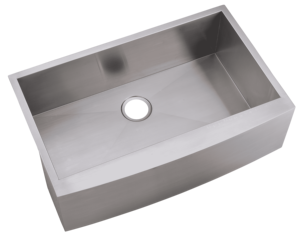 <span class=keywords><strong>Lavello</strong></span> da <span class=keywords><strong>Cucina</strong></span> di Alta Qualità in Acciaio Inox Satinato con Frontale a Grembiule per Uso Professionale - Product Image 2