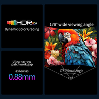 Écran LCD commercial de 49 pouces 3x3 mur vidéo montable à lunette Ultra-étroite moniteur de publicité TV mur vidéo LCD multi-écrans