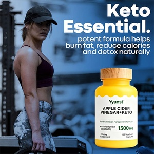 Cápsulas de Vinagre de Sidra de Manzana OEM/ODM, Apoyo a la Desintoxicación, Keto, Adelgazante, Quema Grasa, Promueve la Digestión - Product Image 4