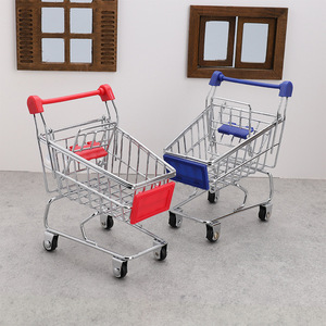 Dropshipping Shopify Mini Grocery <b>Shopping</b> Cart <b>Toy</b> Pretend Supermarket <b>Trolley</b> For Kids Role Play - Product Image 2