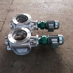 Anti Clog Gate Stainless Steel Pneumatic OEM Adjustable Discharge Industrial Air <b>Dust</b> Cleaning CE Certified 200*200 High Quality - Product Image 5
