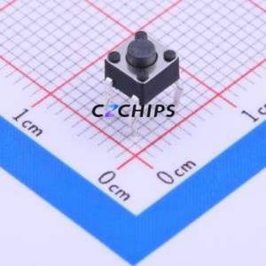 TSA451G38-250 Tactile Switch Through hole-4P,4.5x4.5mm Switch Single Pole Single Throw Round Button 2.5N Through Hole - Product Image 1