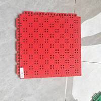 Dalles de tennis professionnelles, absorption des chocs, grille en plastique PP, revêtement de sol sportif modulaire, installation facile, sol suspendu