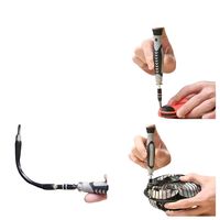 Kit de tournevis de précision magnétique 130-en-1, outil professionnel de réparation électronique avec poignée antidérapante, logo personnalisé OEM