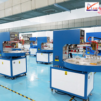 Nouvelle machine de soudage à haute fréquence à table rotative automatique DAVISON DXHT5-1 Manipulateur d'emballage sous blister 380V 27,12MHz Certifié CE