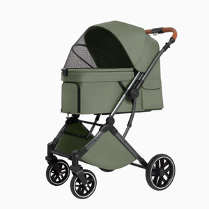 Poussette pour animaux de compagnie imperméable en gros, avec maille respirante, pour chats et chiens, capacité 15 kg, système de transport pour sorties - Product Image 5